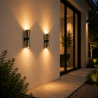 Wandlamp VACE, GU10, IP20, Ø90 x 270 mm, Antiek Brons