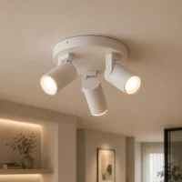 Plafondspot SOLO 3, 3-Lichts, IP20, Wit
