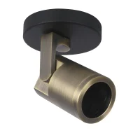 Plafondspot SOLO, Rond, Kantelbaar, GU10, IP20, Antiek Brons