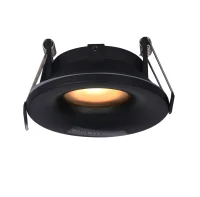 LED GU10 Inbouwspot Armatuur, DAZZLE IP, Zwart, IP44