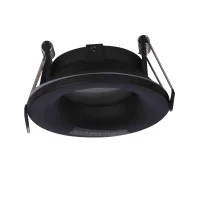 LED GU10 Inbouwspot Armatuur, DAZZLE IP, Zwart, IP44