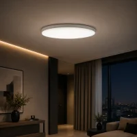 LED Plafondlamp, 15W, 1350 lumen, Ø22 cm, CCT 3000K-4000K-6500K, IP54, Wit