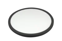 LED Plafondlamp, 15W, 1350 lumen, Ø22 cm, CCT 3000K-4000K-6500K, IP54, Zwart
