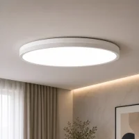 LED Plafondlamp, 48W, Ø50 cm, CCT 3000K-4000K-6500K, IP54, Wit
