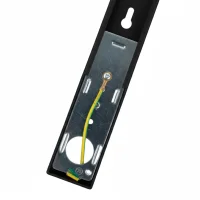 1-fase spanningsrail, 1000mm, Zwart