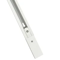 1-fase spanningsrail, 2000mm, Wit