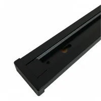 1-fase spanningsrail, 2000mm, Zwart