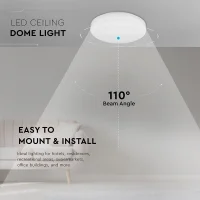 LED Plafondlamp, 3000K, Rond