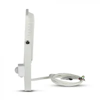 LED Breedstraler, 50W, SMD, PIR Sensor, Samsung LED Chip, 6400K, Witte Behuizing