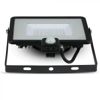LED Breedstraler, 50W, SMD, PIR Sensor, Samsung LED Chip, 6400K, Zwarte Behuizing