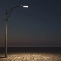 LED Straatlamp, 50W, Samsung LED Chip, 6400K, Grijze Behuizing