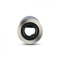 GU10 Fitting, Rond, Satijn Nikkel
