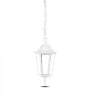 Tuin Plafondlamp, E27, Mat Wit