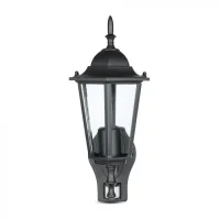 Wandlamp met Sensor, E27, Mat Zwart