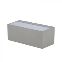 LED Buitenverlichting, 12W, 3000K Warm Wit, Grijs