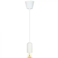 Hanglamp, E27, Wit