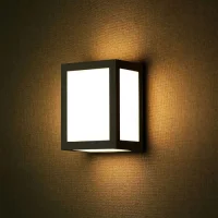 LED Wandlamp, 12W, Zwart, 4000K Neutraal Wit