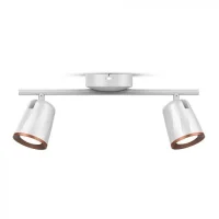 LED Plafondlamp, 12W, 2-Kops, Wit, 3000K Warm Wit