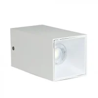 V-TAC GU10 Armatuur, Vierkant, Wit