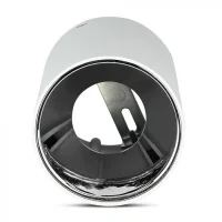 V-TAC GU10 Armatuur Rond | Wit & Chroom
