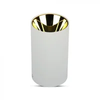 V-TAC GU10 Armatuur Rond | Wit & Goud