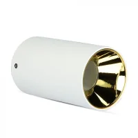 V-TAC GU10 Armatuur Rond | Wit & Goud