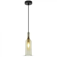 Fles Hanglamp, E14, Transparant