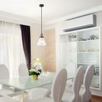 Glas Hanglamp, E27, Transparant