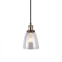 Glas Hanglamp, E27, Transparant