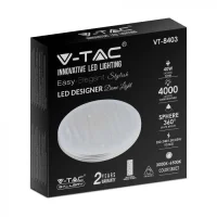 LED Designer Dome Lamp, 20W/40W/20W, CCT Dimbaar, Afstandsbediening
