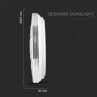 LED Designer Dome Lamp, 20W/40W/20W, CCT Dimbaar, Afstandsbediening