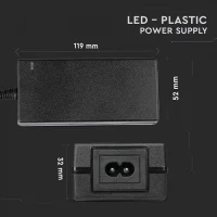 LED Voedingsadapter, 60W, 12V, 5A, IP44