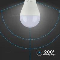 LED Lamp, Plastic, 15W, 4000K, E27