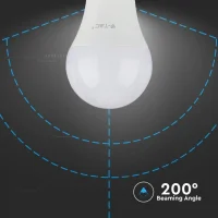 LED Lamp, 9W, Samsung Chip, 6400K Koud Wit, E27, 806 lumen