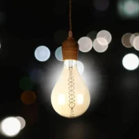 LED Filament Lamp A165, 8W, 2000K Warm Amber, E27, Dimbaar, 500 lumen