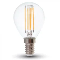 LED Filament Lamp P45, 4W, 2700K Warm Wit, E14, Dimbaar, 320 lumen