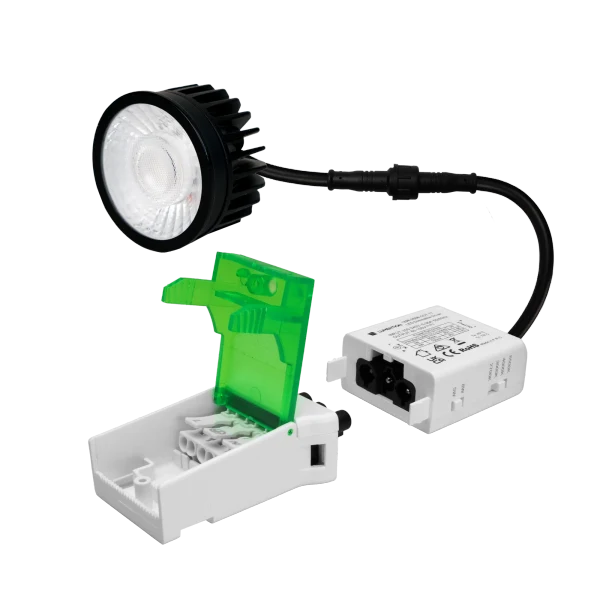LED Module, 5W/8W, 4CCT, 2700K/3000K/4000K/6500K, IP44, Dimbaar, Zwart