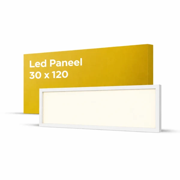LED Paneel ECO, 40W, 30x120cm, 3000K, BOKE Driver, Incl. EU Snoer