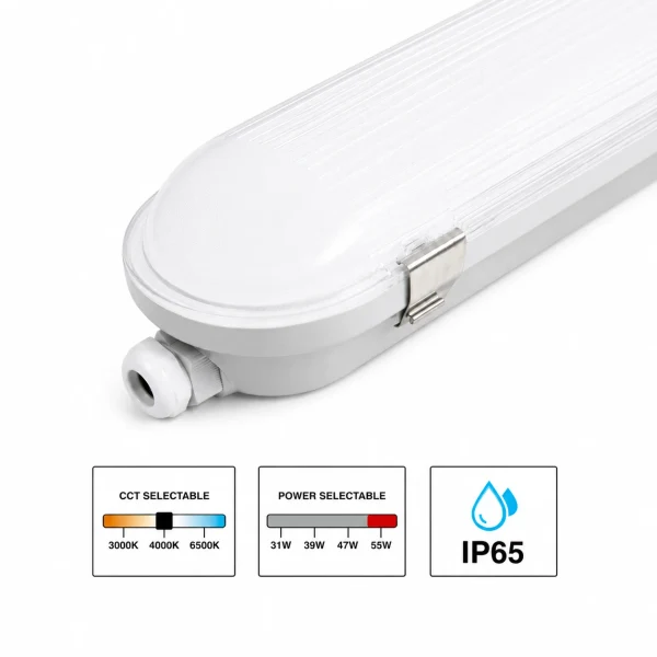 LED Waterdicht Armatuur Pro+, 150 cm, 55W, 3000K/4000K/6500K, IP65