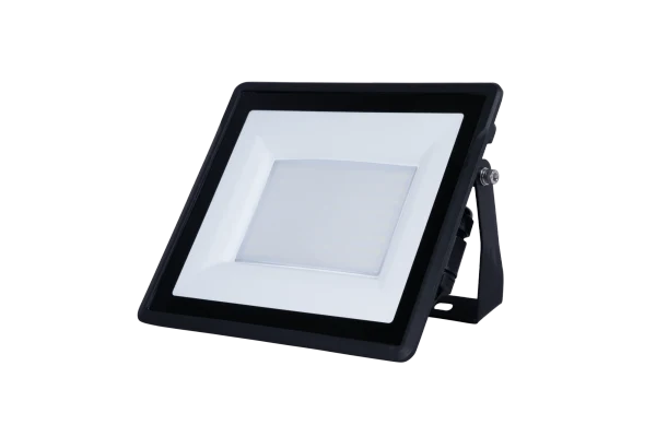 LED Breedstraler, 100W, 3000K, IP65, Zwart