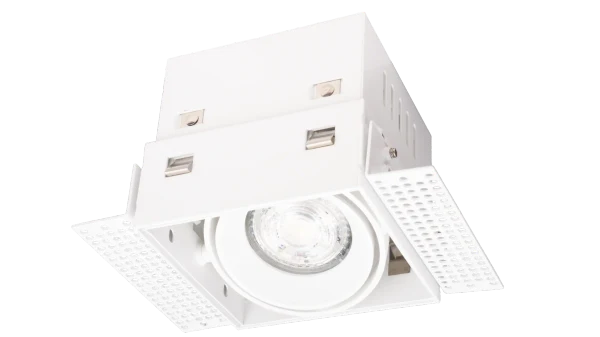 Inbouw Trimless Fitting, 1xGU10, Wit