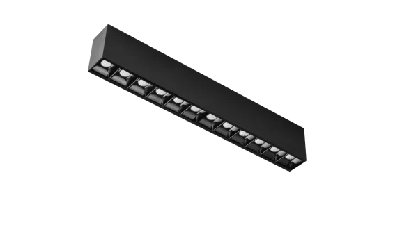 24V Track Spot DOT12, 12W, 2700K, Mat Zwart, Dimbaar