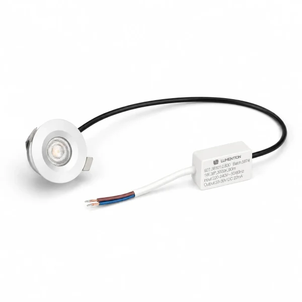 LED Verandaspot, 1W, 6500K, Aluminium