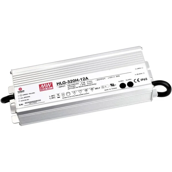 MEAN WELL Inbouwnetvoeding, 24Vdc, 13A, 320W, 3-in-1 Dimming