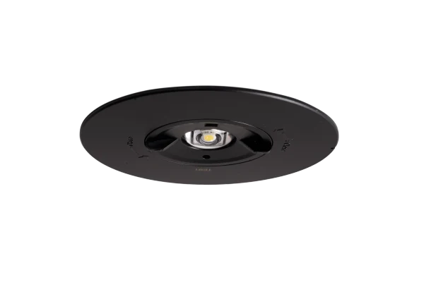 LED Noodverlichting Inbouw Spot, 3W, 6500K, IP20, Zwart
