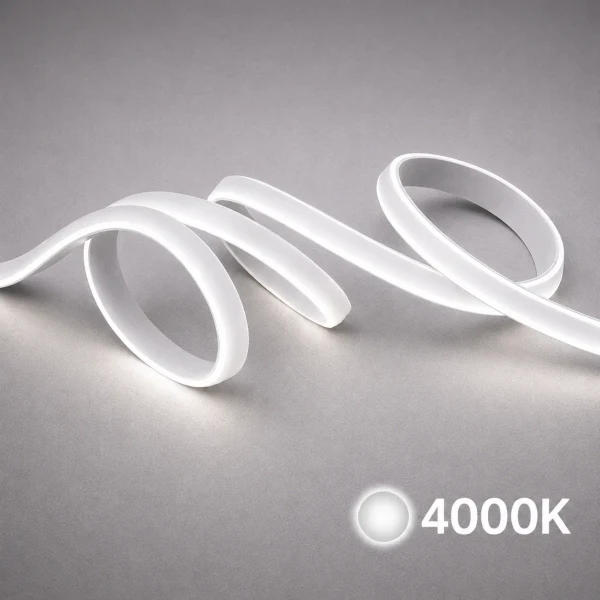 LED strip, 50 meter, Neutraal Wit 4000K, COB, High Voltage, 220V, IP65