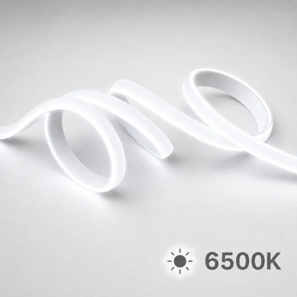 LED strip, 50 meter, Helder Wit 6500K, COB, High Voltage, 220V, IP65
