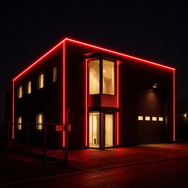LED Neon Light, 220V, Rood, 20m, IP65