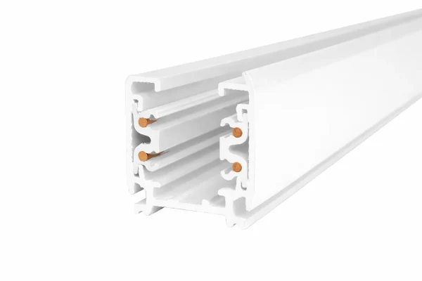 3-fase spanningsrail, 2000mm, Wit