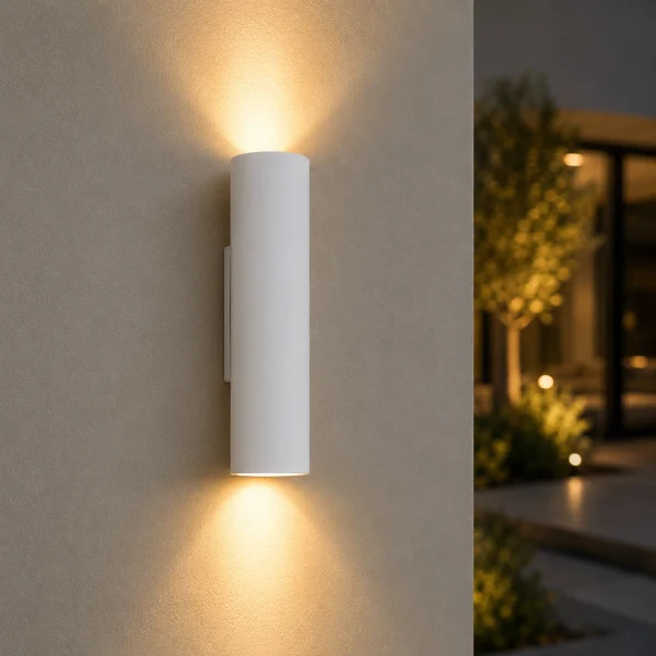 Wandlamp BIGO, GU10, IP20, Ø65x255 mm, Wit